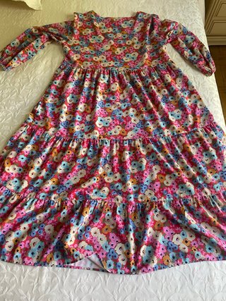 Vestido Muñeca de Trapo Flores T M