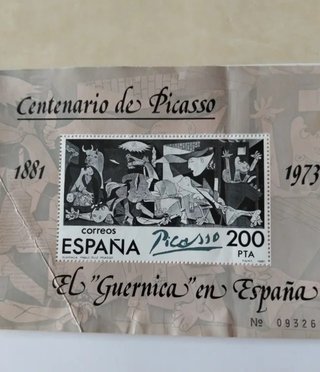 Sello El Guernica Centenario Picasso 1881-1973