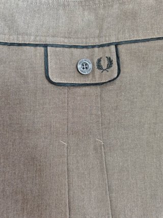 Falda Fred Perry Talla 40 Gris