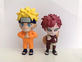 Muñeco Naruto y Gaara chibi