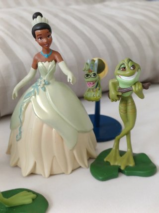 Figuras Tiana y el Sapo Disney 60 Aniversario
