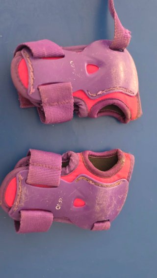 Protecciones Oxelo Patines Rosas 4-9 Años
