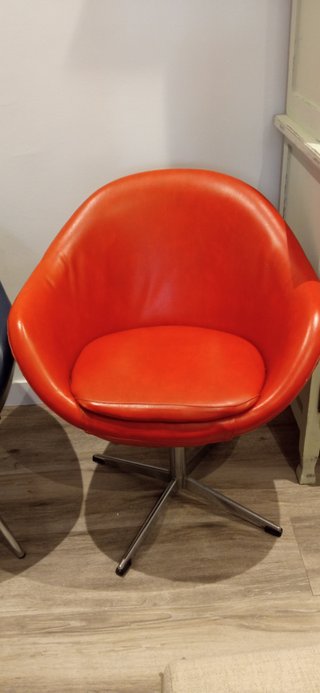 Sillones Retro Vintage Azul y Rojo