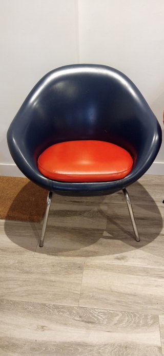 Sillones Retro Vintage Azul y Rojo