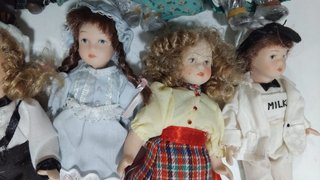 Lote 12 Muñecas Porcelana Colección