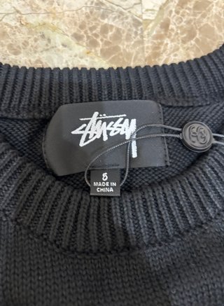 Jersey Stussy Negro y Blanco