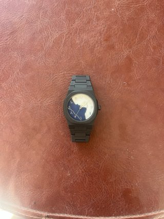 Watch: Modern Black with Map Dial