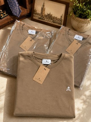 Camiseta Scalpers Marrón Talla L