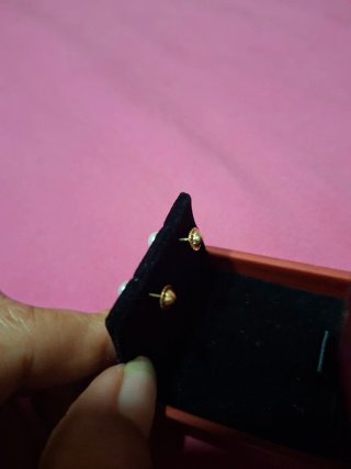 Pendientes Oro 18k Perlas 4mm Bebé Cristian Lay