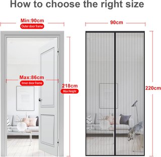 Mosquitera MYCARBON para Puerta 90x220cm