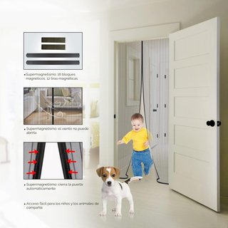 Mosquitera MYCARBON para Puerta 90x220cm