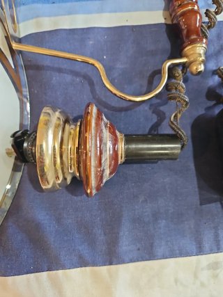 Lámpara de techo de cristal