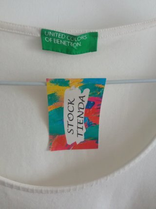 Vestido Benetton Evasé Talla S grande