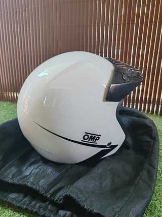 Casco OMP Star Jet - Talla M - Blanco