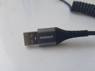 Cavo USB-A a USB-C a spirale