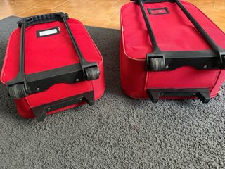 Set 2 valigie rosse Stopover