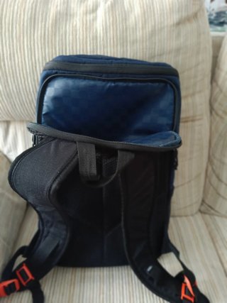 Mochila Vans Azul y Negra