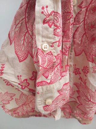 Camisa larga estampada