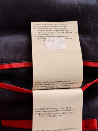 Traje Hugo Boss lana virgen azul noche 38R EU 48