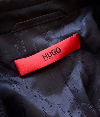 Traje Hugo Boss lana virgen azul noche 38R EU 48