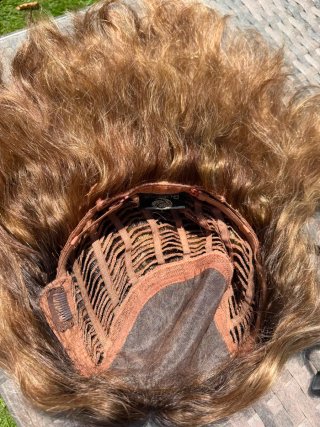 Peluca Tizho's 100% Pelo Natural Castaño Dorado