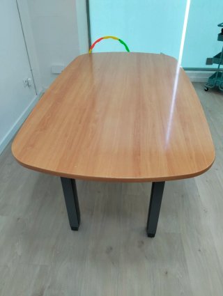 Mesa Escritorio Academia Madera y Metal