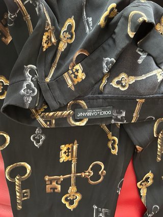 Pantaloni D&G con stampa chiavi