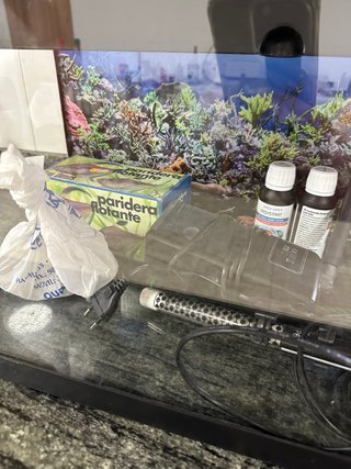 Acuario completo de 64L con accesorios