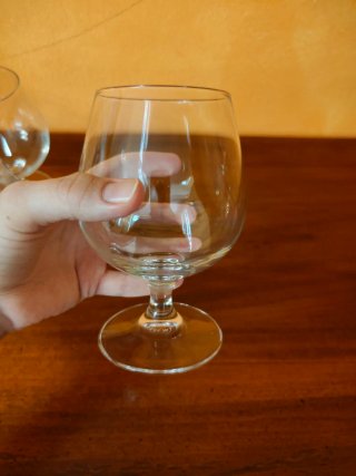 Set 4 Bicchieri Cognac/Brandy Vetro