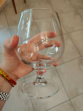 Set 4 Bicchieri Cognac/Brandy Vetro