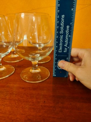 Set 4 Bicchieri Cognac/Brandy Vetro