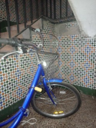 Bicicleta azul de tres ruedas Rueda 24-2.125