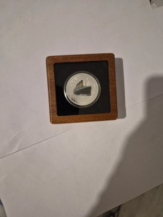 Expositor Monedas 1 Onza Madera y Cristal,de iman