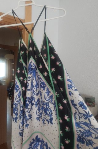 Vestito midi Sfera con stampa foulard