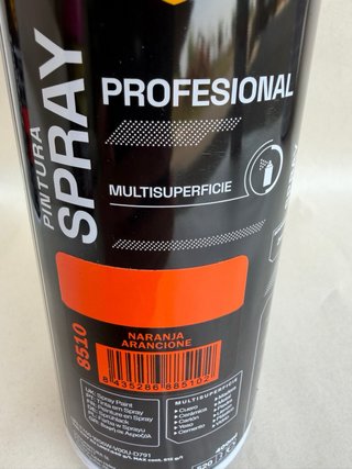 Spray Pintura Profesional Naranja 400ml (NUEVO)