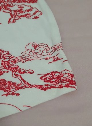 Camiseta Manga Corta Mujer con Estampado Japonés S