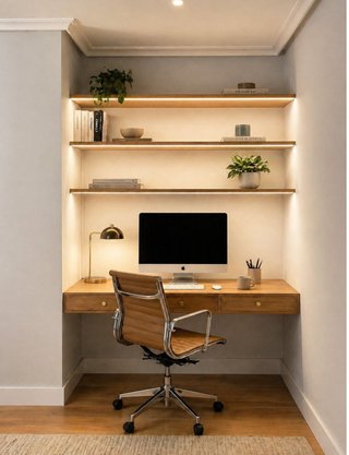 Banco esquinero madera a medida
