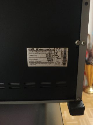 Horno sobremesa Orbegozo