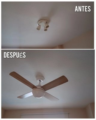 ELECTRICISTA INSTALADOR DE VENTILADORES DE TECHO