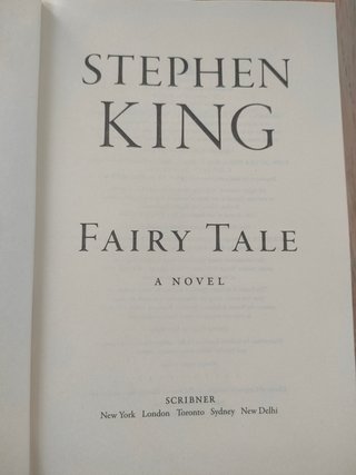 STEPHEN KING - FAIRY TALE - 1a EDICIÓN USA