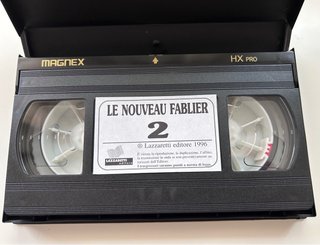 Lote 2 VHS Le Nouveau Fablier Tintin Francés
