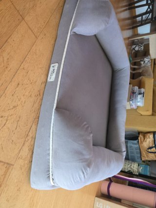 Cama ortopédica perro XXL gris