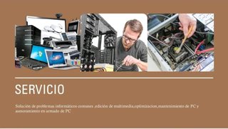 Servicio informático y tecnico