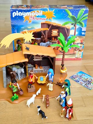 PLAYMOBIL BELÉN 5588 COMPLETO+REYES MAGOS+EXTRAS
