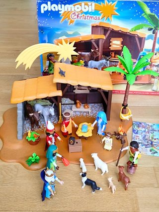 PLAYMOBIL BELÉN 5588 COMPLETO+REYES MAGOS+EXTRAS