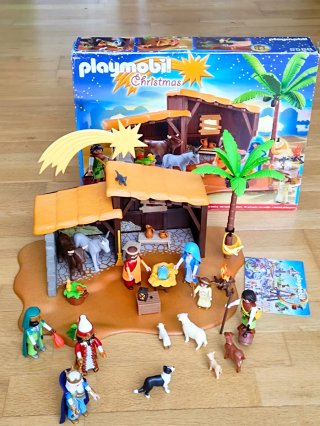 PLAYMOBIL BELÉN 5588 COMPLETO+REYES MAGOS+EXTRAS