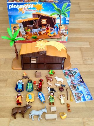 PLAYMOBIL BELÉN 5588 COMPLETO+REYES MAGOS+EXTRAS
