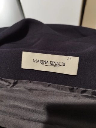 Cappotto leggero Marina Rinaldi lana blu