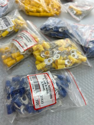 Terminales eléctricos Faston (varios colores y tam