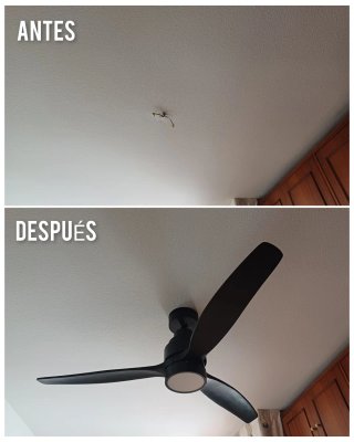 ELECTRICISTA INSTALADOR DE VENTILADORES DE TECHO